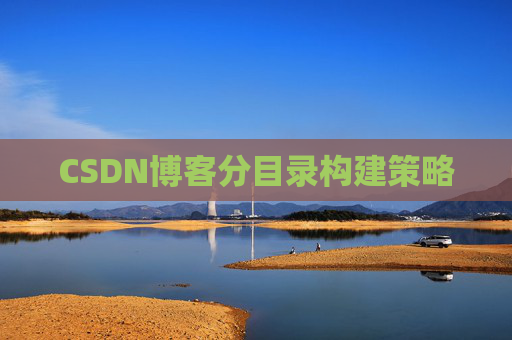 CSDN博客分目录构建策略